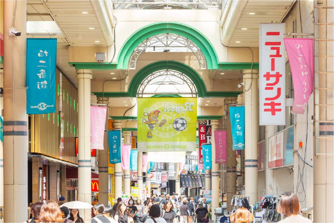 柏二番街商店会［徒歩8分・約600m］