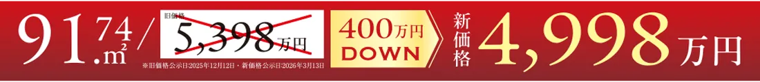 販売価格値下げ